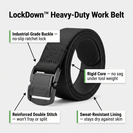 IronGrip™ No-Slip Work Belt